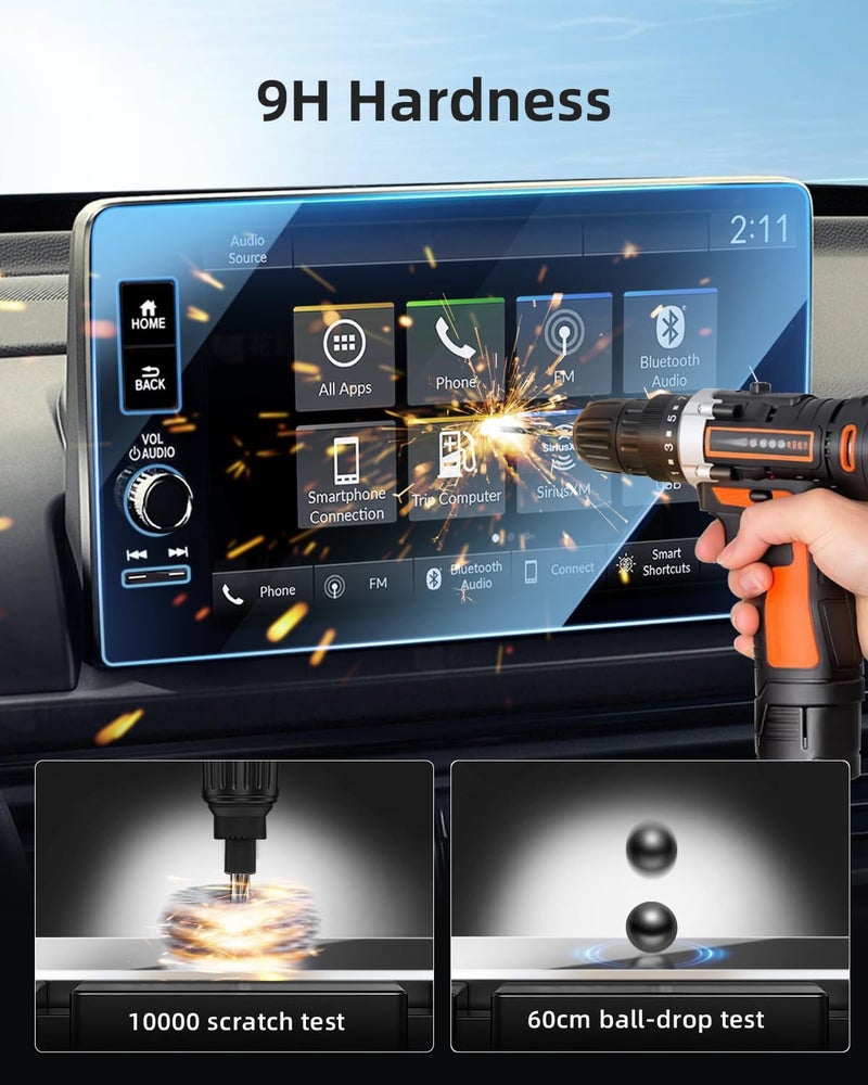 LANGBEAN Screen Protector for 2025 2024 2023 Honda Pilot 9 inch Infotainment Touch Screen, HD, High Sensitivity, 9H Tempered Glass Car Screen Protector, Pilot Accessories - Image 5